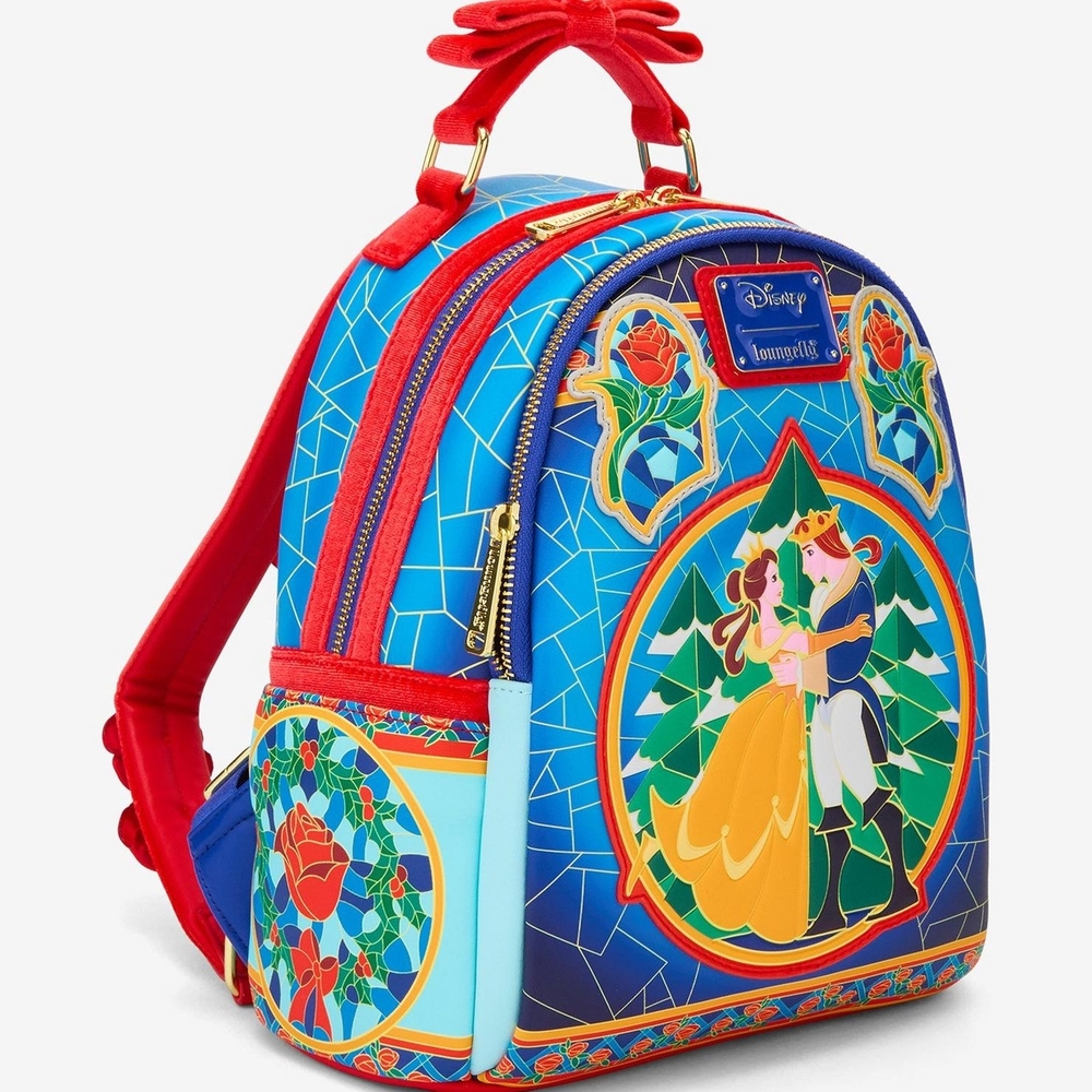 Loungefly Disney Beauty And The Beast Stained Gla… - image 4